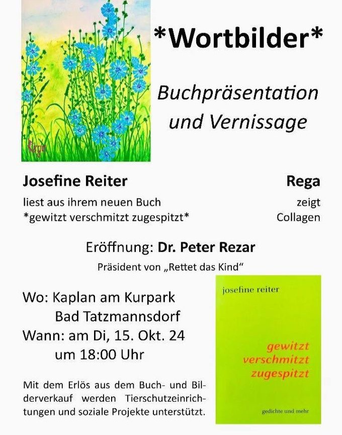 Buchpräsentation Josefine Reiter 15.10.2024 kleineres Format Buchpräsentation Josefine Reiter 15.10.2024 kleineres Format